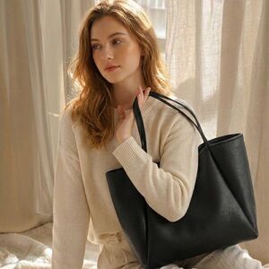 Sophisticated Black Tote Bag